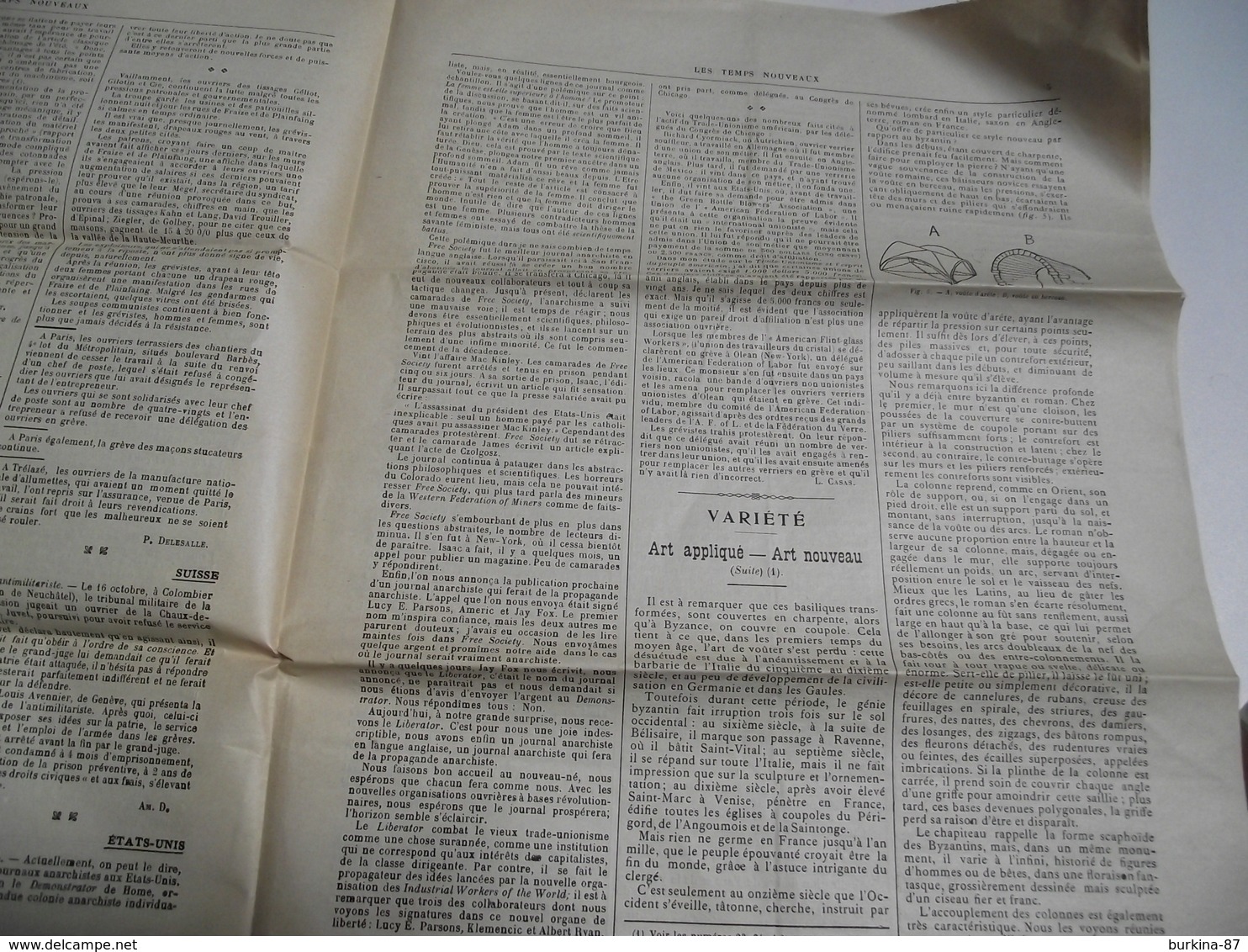 Les TEMPS NOUVEAUX , 28 octobre 1905, ex  journal  la Révolte