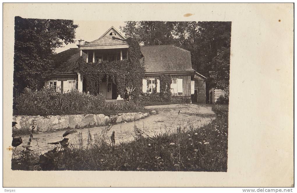 Carte Photo Foto Militaria 1 WK Russie Russland Gutshaus Michaelovschisna Hospital Lazarett 105 DF 835 - Russland