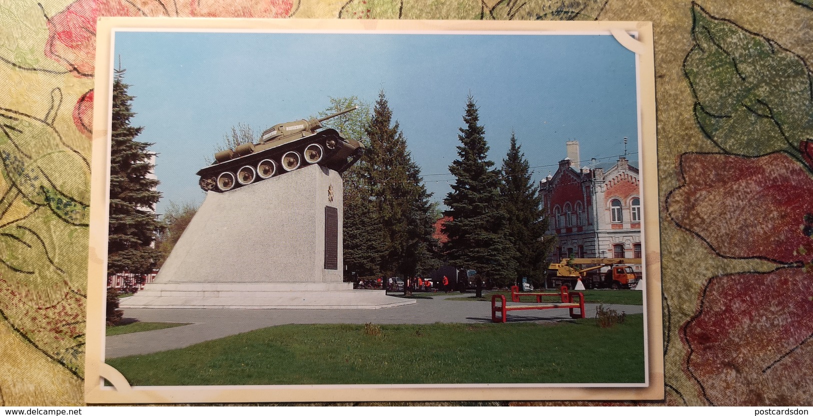 Russia. Tambov. Tank T-34 Monument -  Modern Postcard - Weltkrieg 1939-45