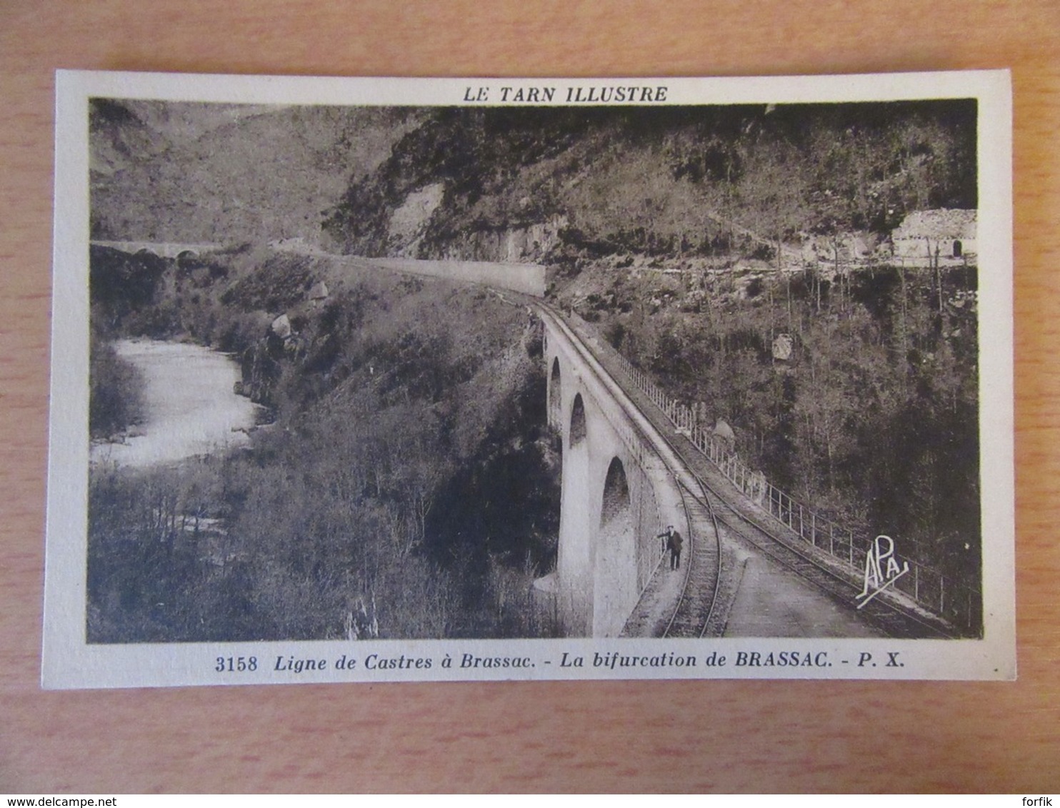 Tarn - Ligne De Chemin De Fer De Castres à Brassac - La Bifurcation De Brassac - Carte Animée, Non-circulée - Brassac