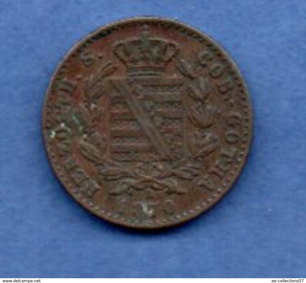Saxe Coburg Gotha -  2 Pfennig 1870 B - Km # 110a  -    --  état  TTB - Small Coins & Other Subdivisions