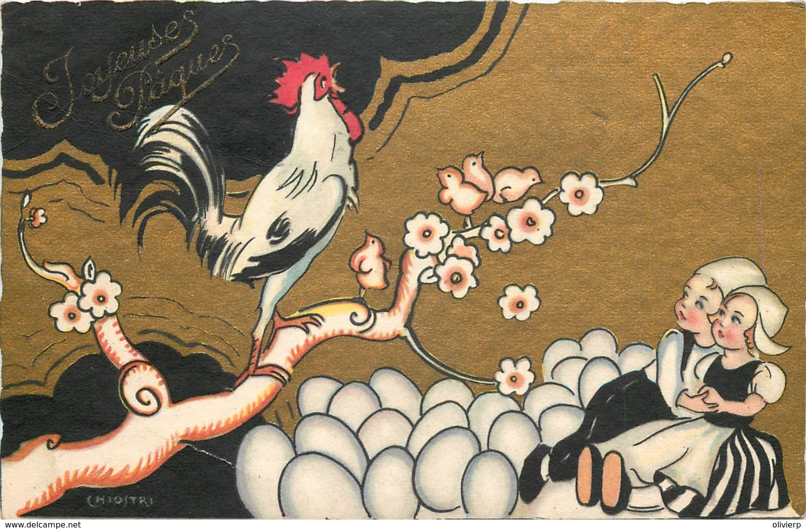 Illustrateur - Chiostri - Arts Nouveau - Ballerini & Fratini - Le Chant Du Coq - Chiostri, Carlo