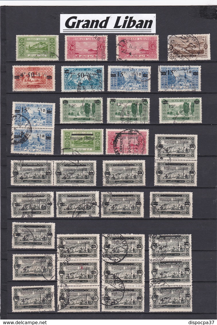 VRAC COLONIES FRANCAISES / GRAND LIBAN  - REF MS - Vrac (max 999 Timbres)