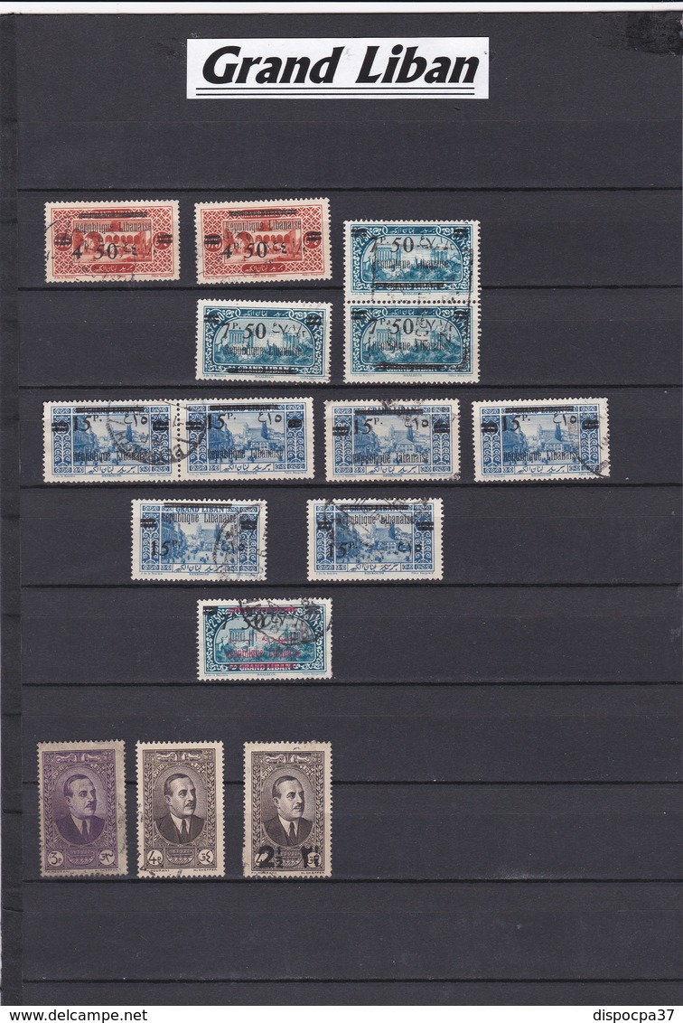 VRAC COLONIES FRANCAISES / GRAND LIBAN  - REF MS - Vrac (max 999 Timbres)