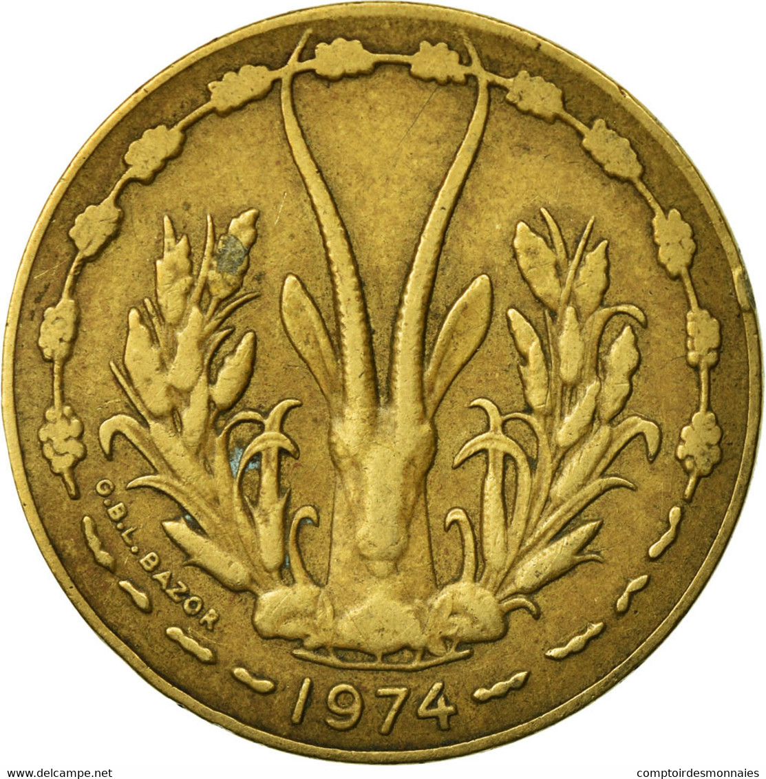 Monnaie, West African States, 10 Francs, 1974, Paris, TB+ - Elfenbeinküste
