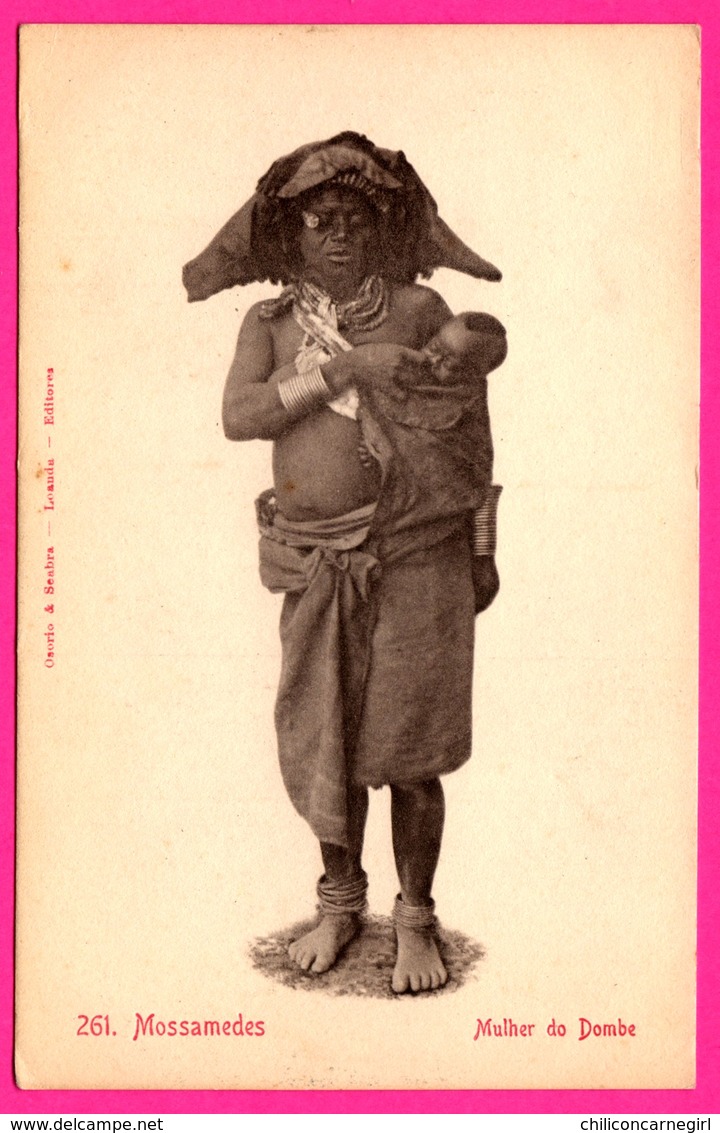 Angola - Mossamedes - Mulher Do Dombe - Enfant - Edit. OSORIO & SEABRA - Angola