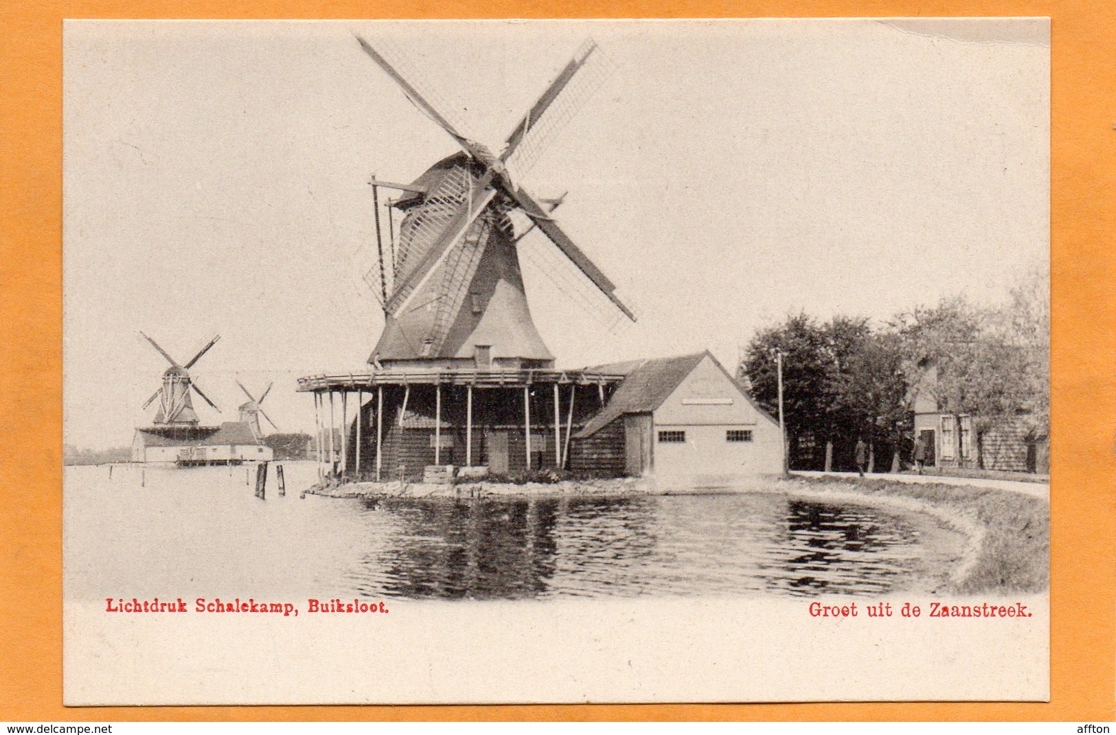 Zaanstreek Netherlands 1900 Postcard - Sonstige & Ohne Zuordnung