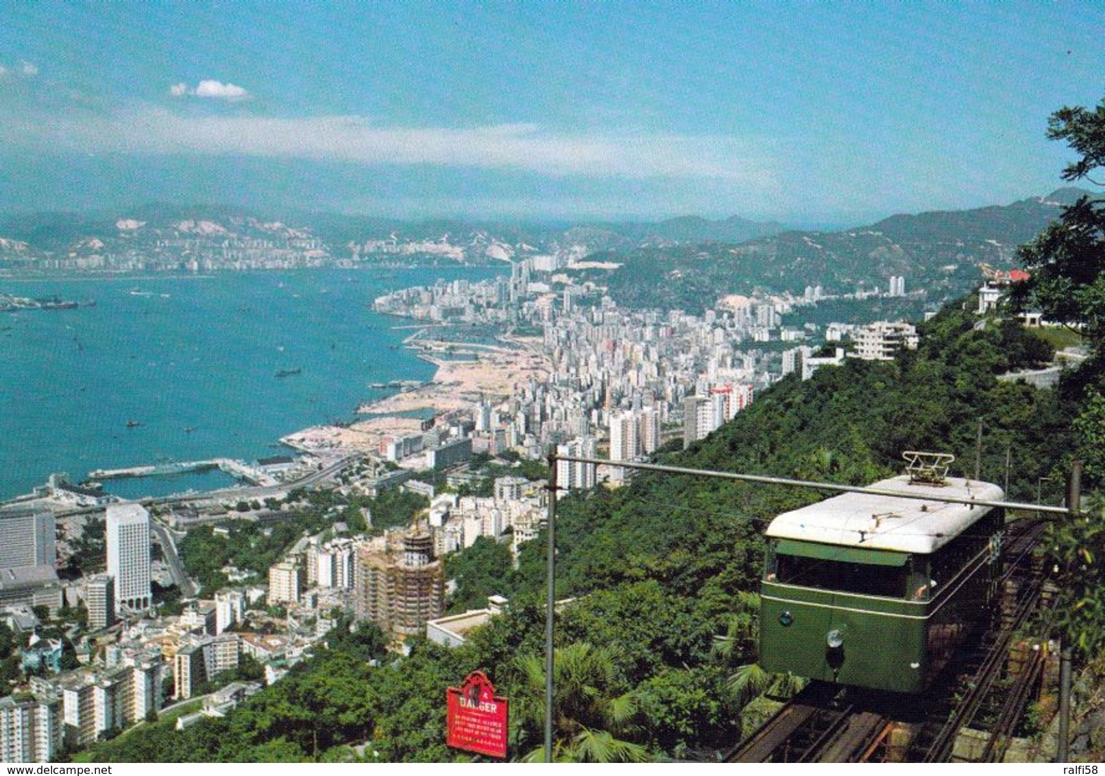 1 AK Hongkong * Hongkong's Peak Tram Severing Peak Residents & Sightseers * - China (Hongkong)