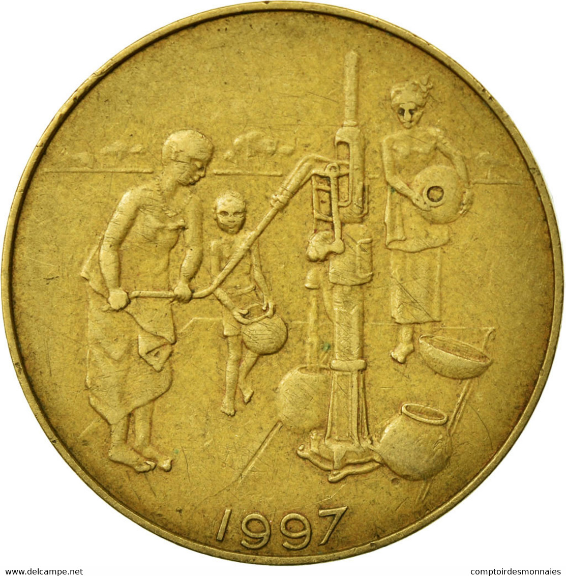 Monnaie, West African States, 10 Francs, 1997, Paris, TTB, Aluminum-Bronze - Côte-d'Ivoire