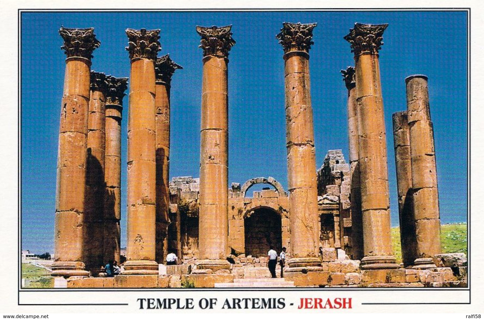 1 AK Jordanien Jordan * Der Artemis Tempel Im Antiken Jerash (auch Gerasa) - Eine Antike Römische Stadt * - Jordanien