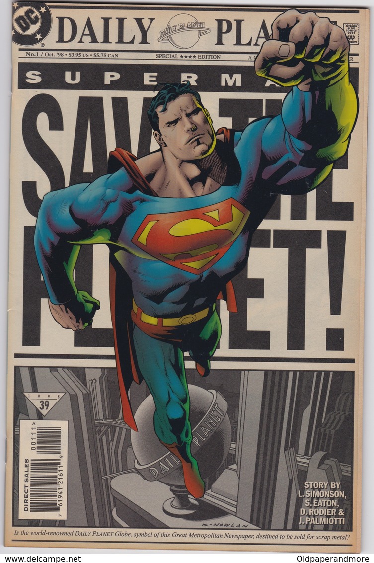COMICS - SUPERMAN - SAVE THE PLANET - 1950-Heute
