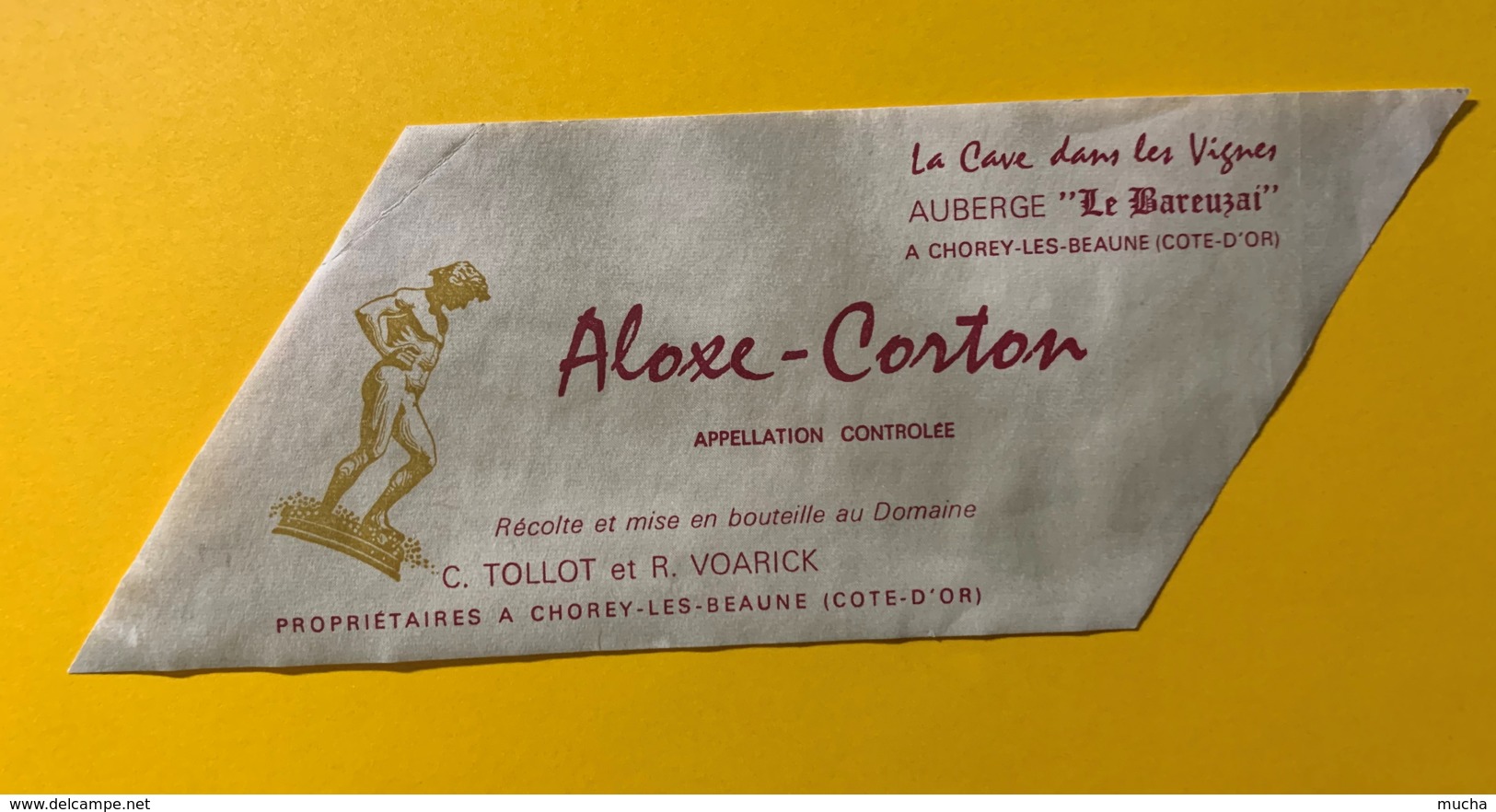 9764 -Aloxe Corton Auberge Le Bareuzai à Chorey-les-Beaune - Autres & Non Classés