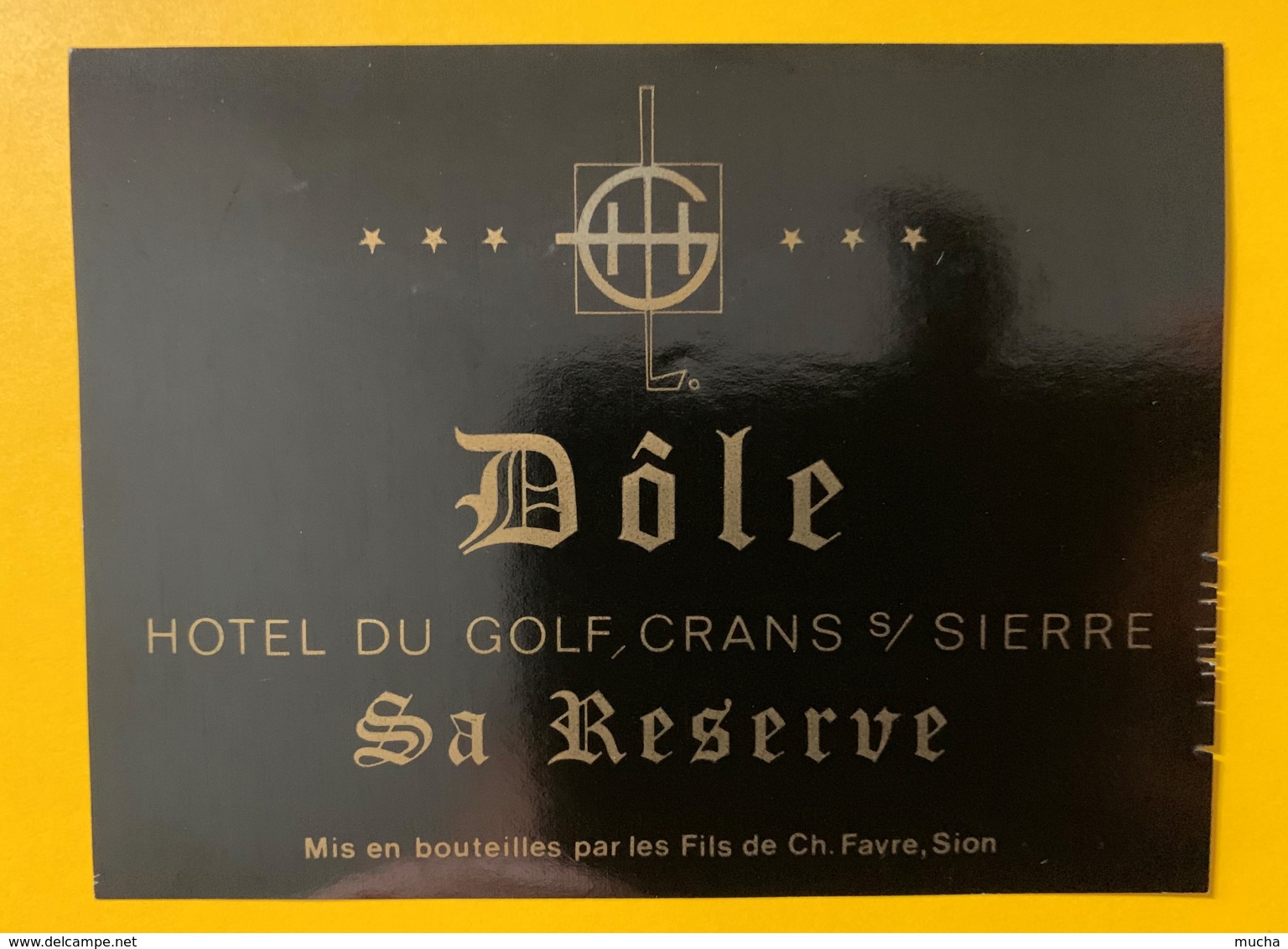 9768 -  Dôle Hôtel Du Golf Crans-sur-Sierre Sa Réserve Suisse - Autres & Non Classés