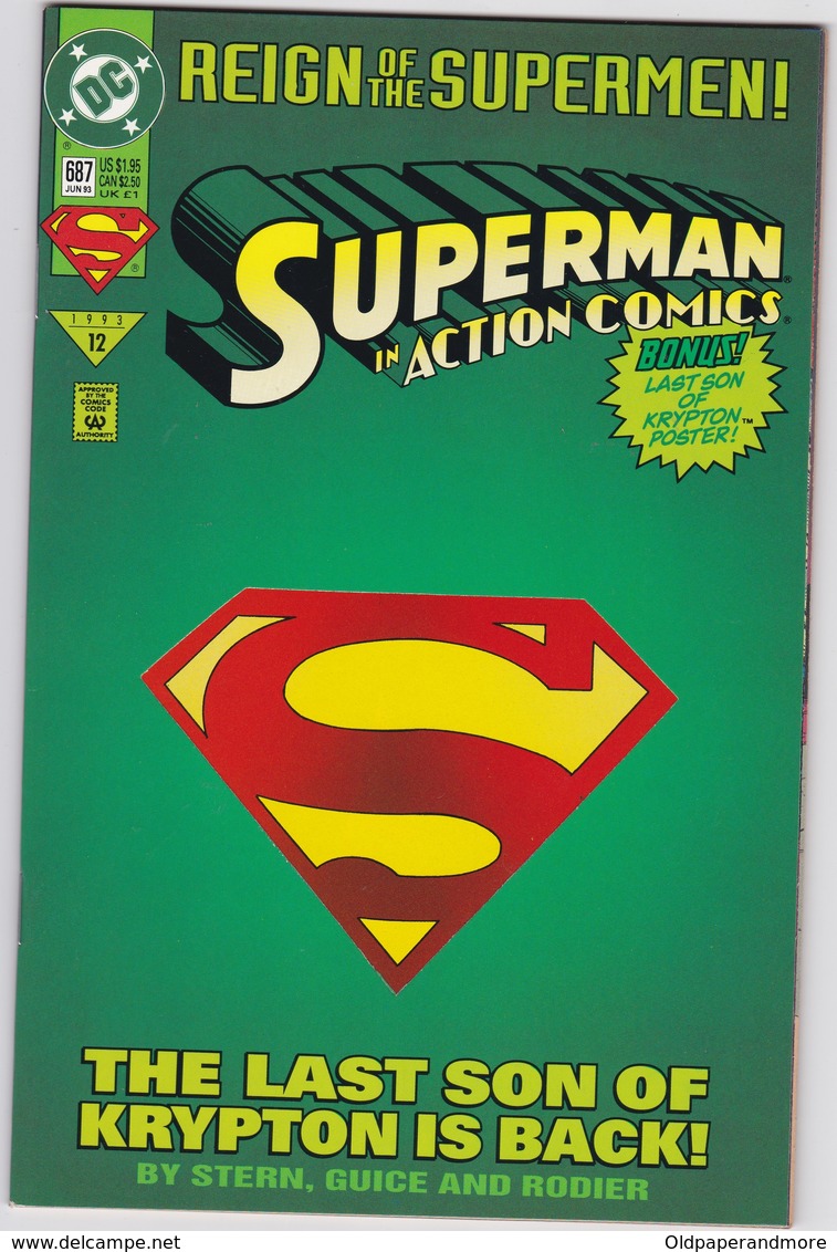 COMICS - SUPERMAN - THE LAST SON OF KRYPTON IS BACK - 1950-Now