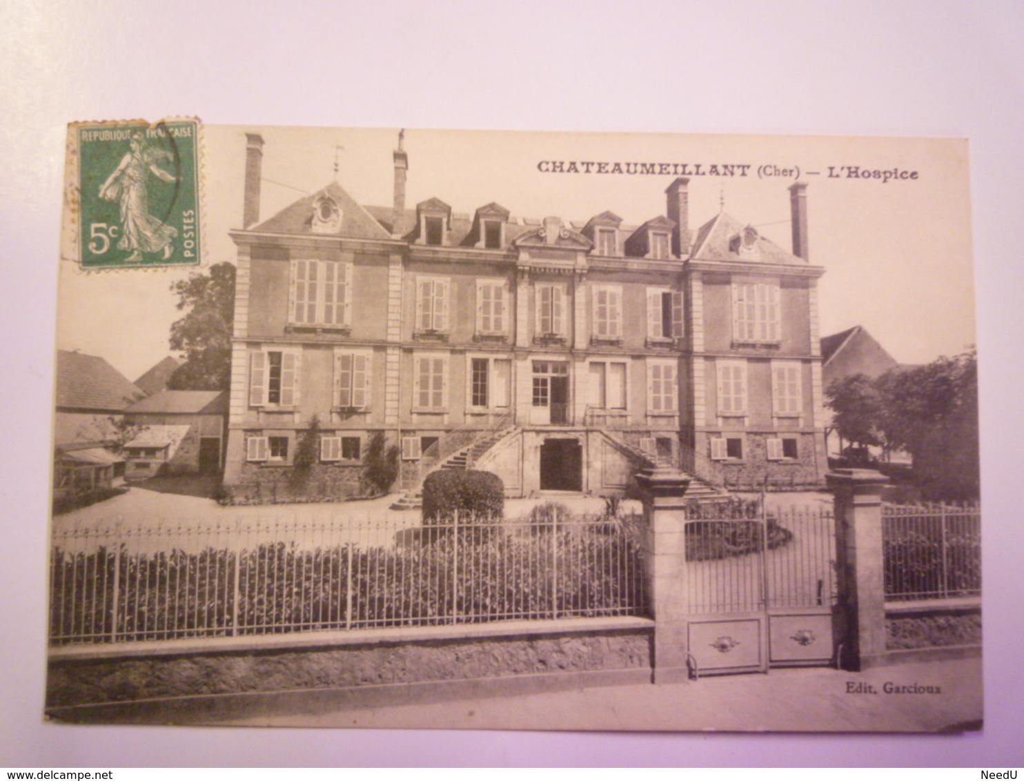 CHÂTEAUMEILLANT  (Cher)  :  L'HOSPICE   1911   XXX - Châteaumeillant