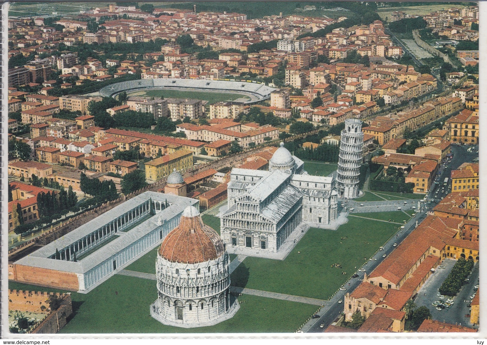 PISA  Veduta Aerea  Belle Francobollo Viaggiata - Pisa