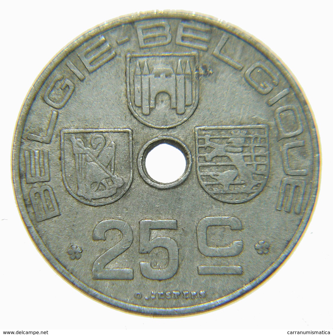 [NC] BELGIO - 25 CENTIMES 1946 - ZINCO - WWII (nc3885) - 10 Centimes & 25 Centimes