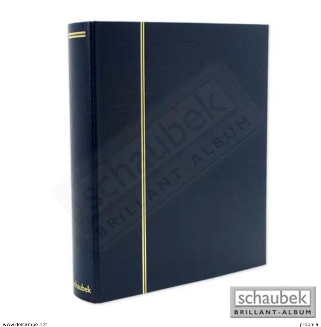 Schaubek Rb-1113 Universal-Folienblattalbum Attaché Für ETB Mit 20 Blatt Fo-111 Für Formate Bis DIN A4 Blau - Large Format, Black Pages