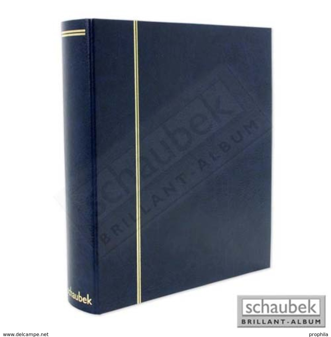 Schaubek Rb2063 Ringbinder Diplomat, Blau - Formato Grande, Fondo Negro