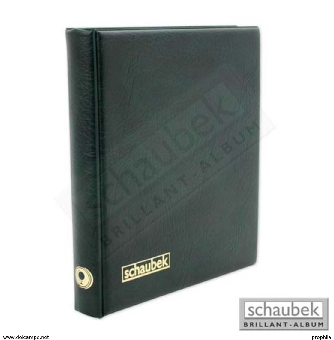 Schaubek Rb2074 Ringbinder Genius, Grün - Formato Grande, Fondo Negro