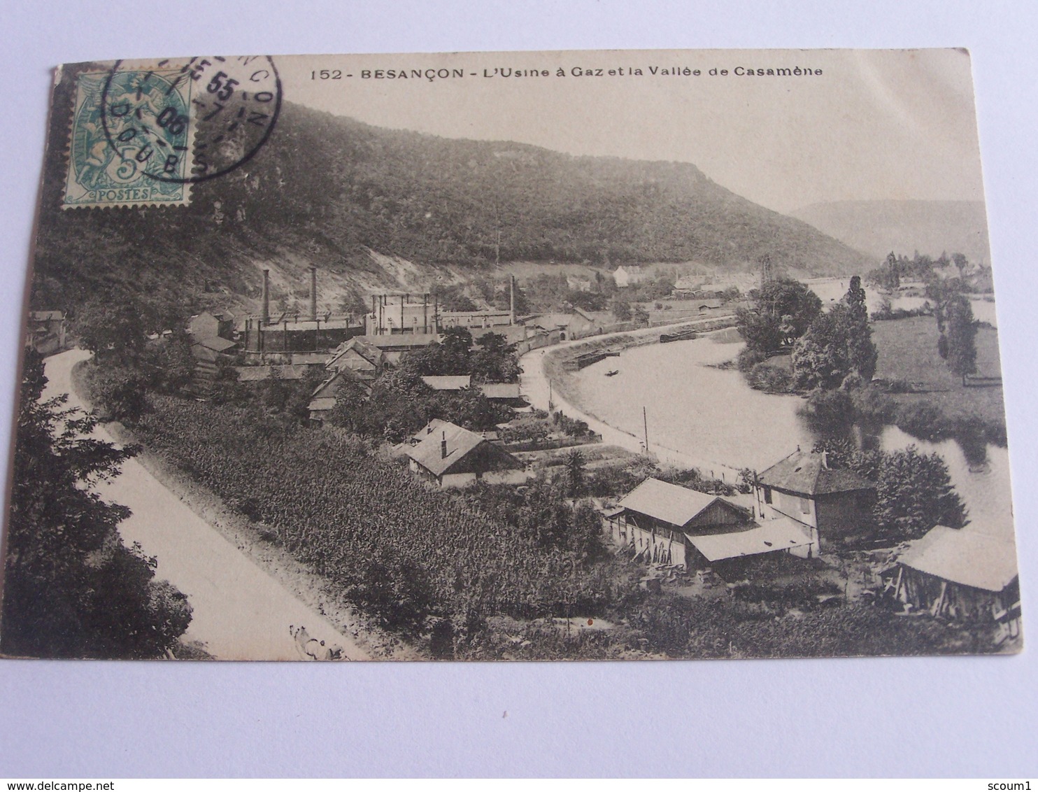 Besançon - L'usine à Gaz Et La Vallée De Casamène - 1906 - Besancon