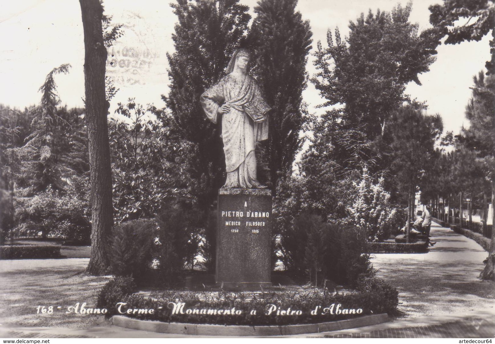 Abano Terme ( Padova )   -  Monumento A Pietro D'abano  -  Viaggiata - Padova