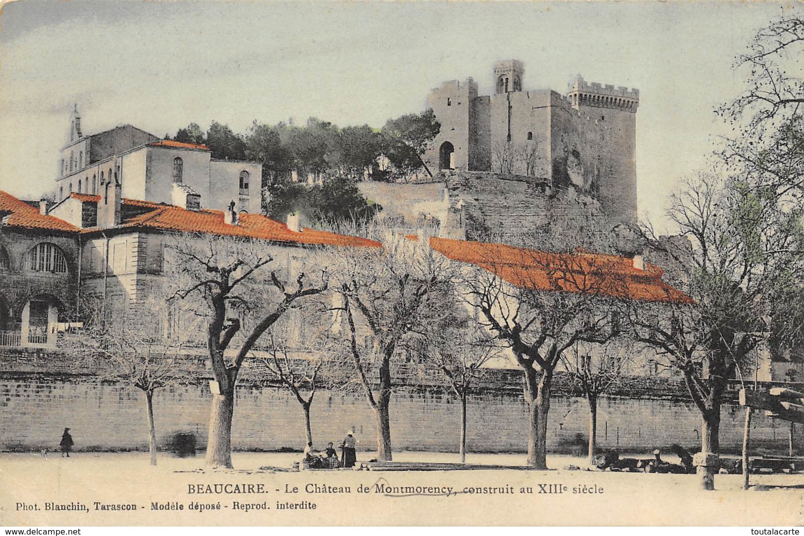 CPA 30 BEAUCAIRE LE CHATEAU DE MONTMORENCY - Beaucaire