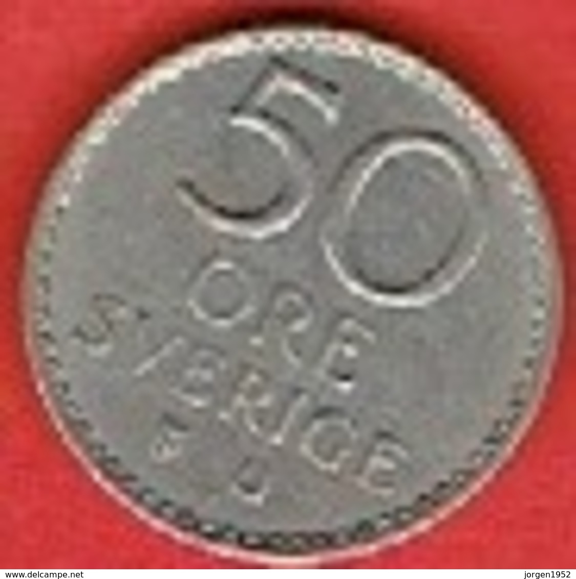 SWEDEN #  50 ØRE  FROM 1966 - Suède