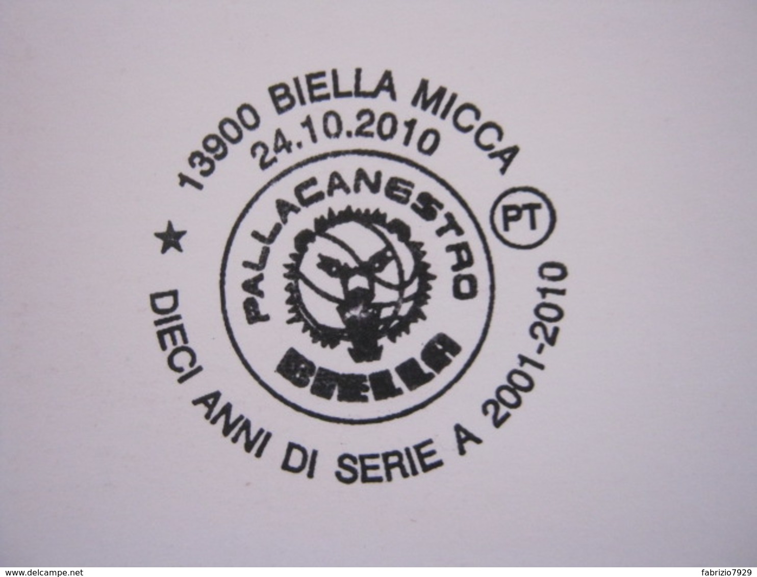 A.06 ITALIA ANNULLO - 2010 BIELLA PALLACANESTRO BASKET 10 ANNI IN SERIE A CARD GORAN JURAK - Pallacanestro