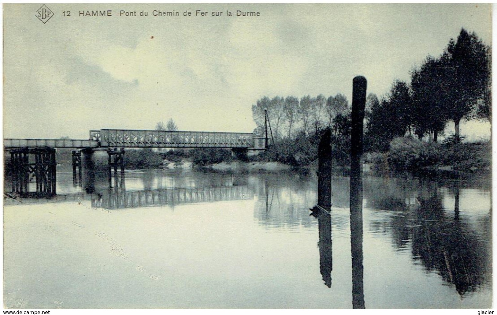 HAMME - Pont Du Chemin De Fer Sur La Durme - SBP N° 12 - Hamme