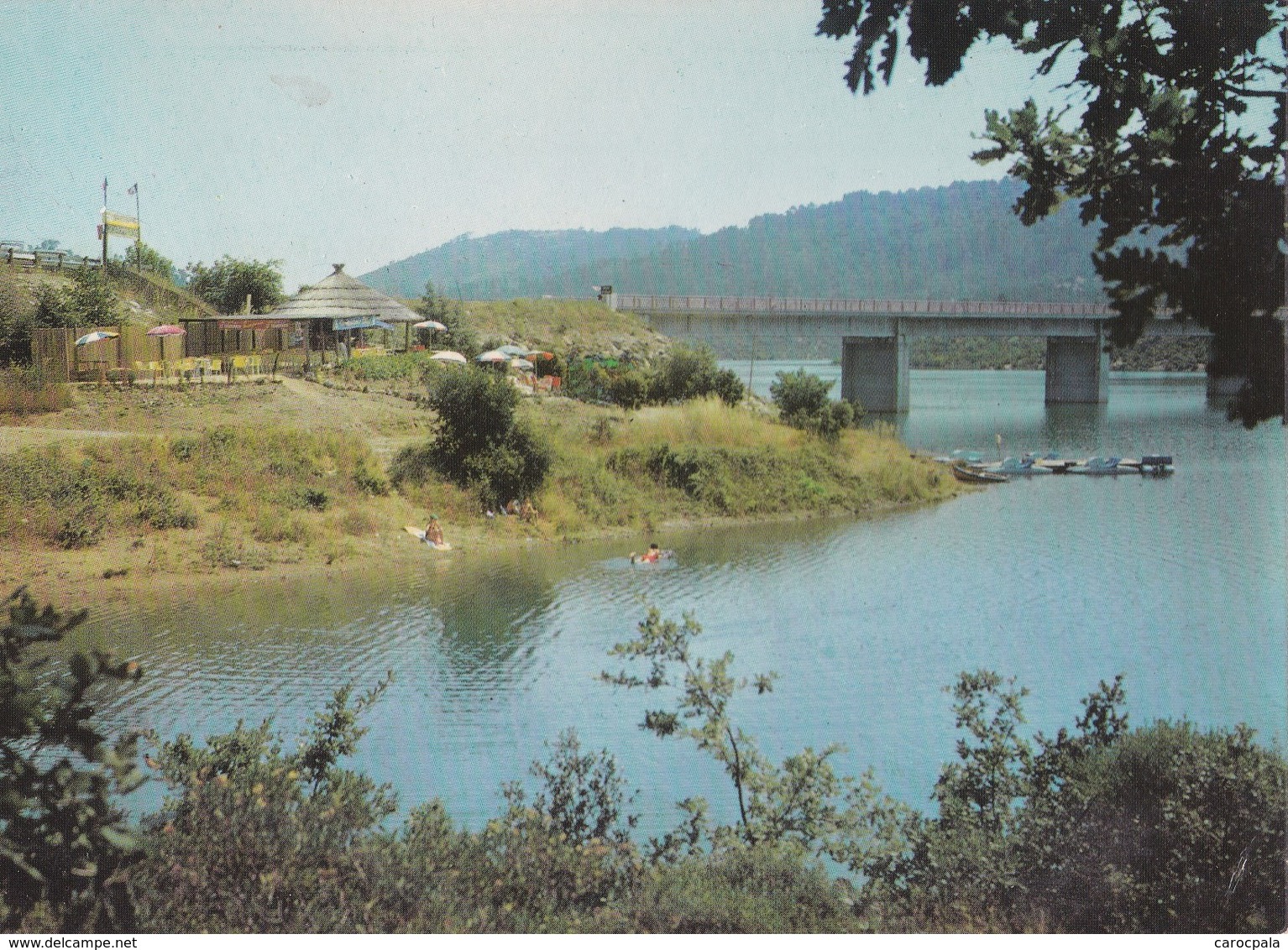 Carte Vers 1970 MONTAUROUX PLAGE / "LA MANGERIE" BAR-RESTAURANT AU LAC DE SAINT CASSIEN - Montauroux