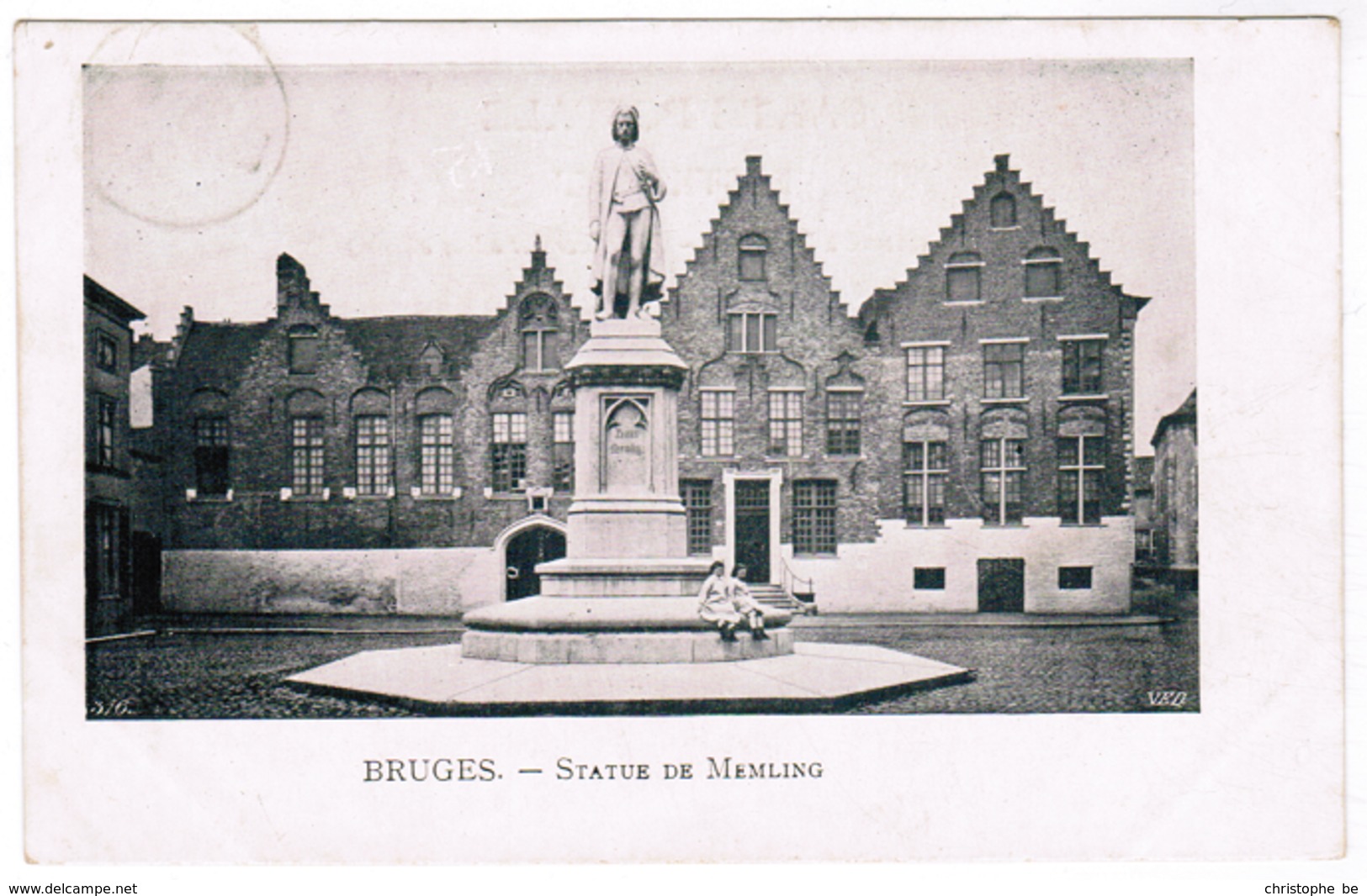 Brugge, Bruges, Statue De Memling (pk55101) - Brugge