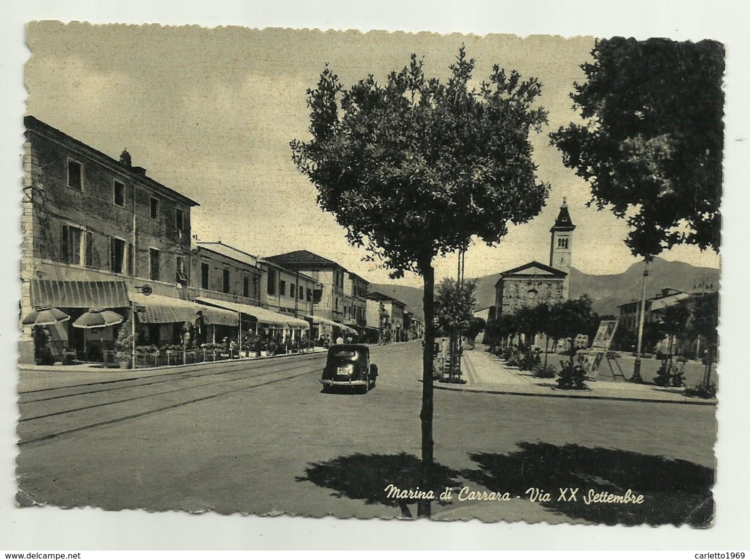 MARINA DI CARRARA - VIA XX SETTEMBRE   VIAGGIATA FG - Carrara