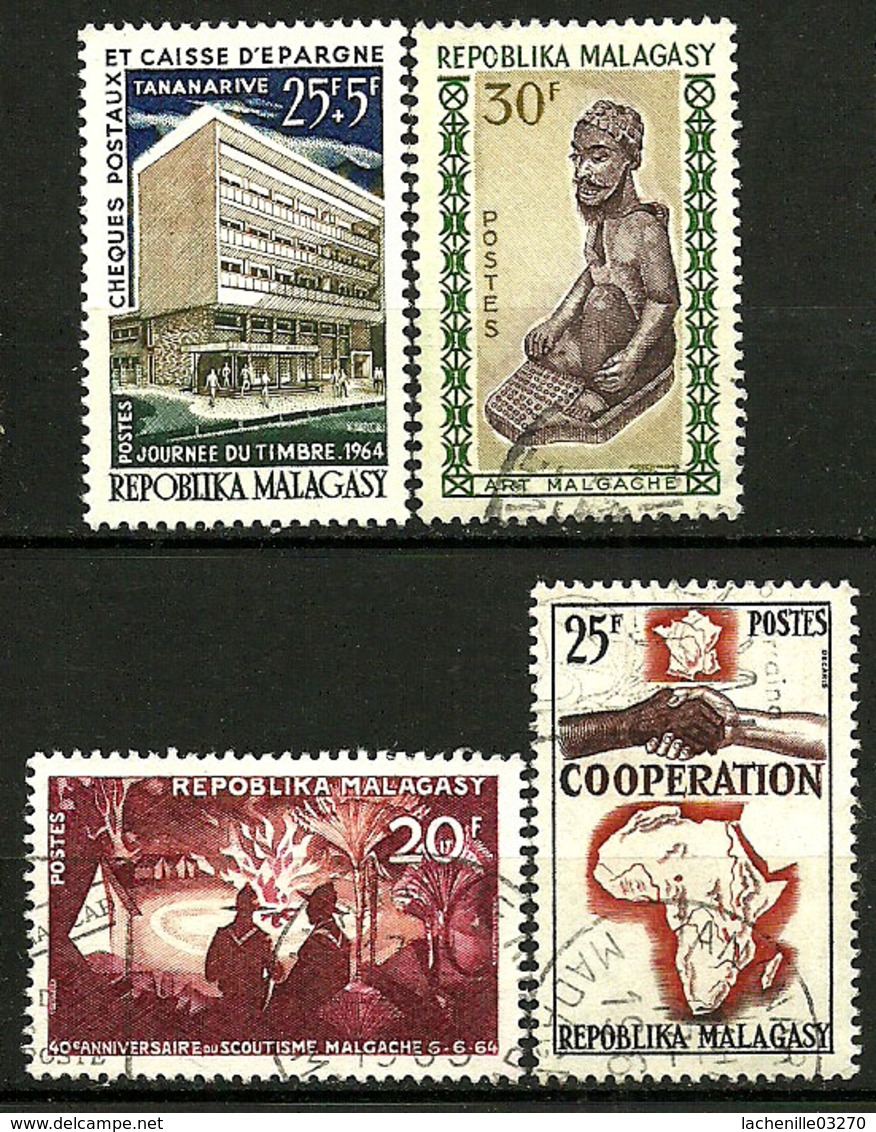 Madagascar - 1964 - 4 TP - Oblitéré - Madagascar (1960-...)