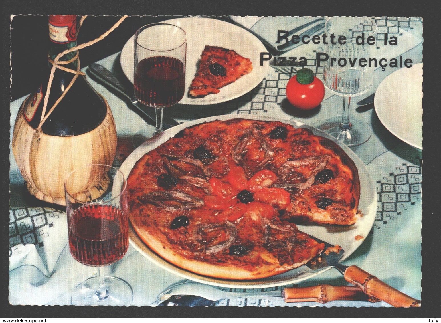 Recette De La Pizza Provençale - 1966 - Recettes (cuisine)