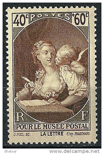 FR YT 446 " Pour Le Musée Postal " 1939 Neuf** - Unused Stamps