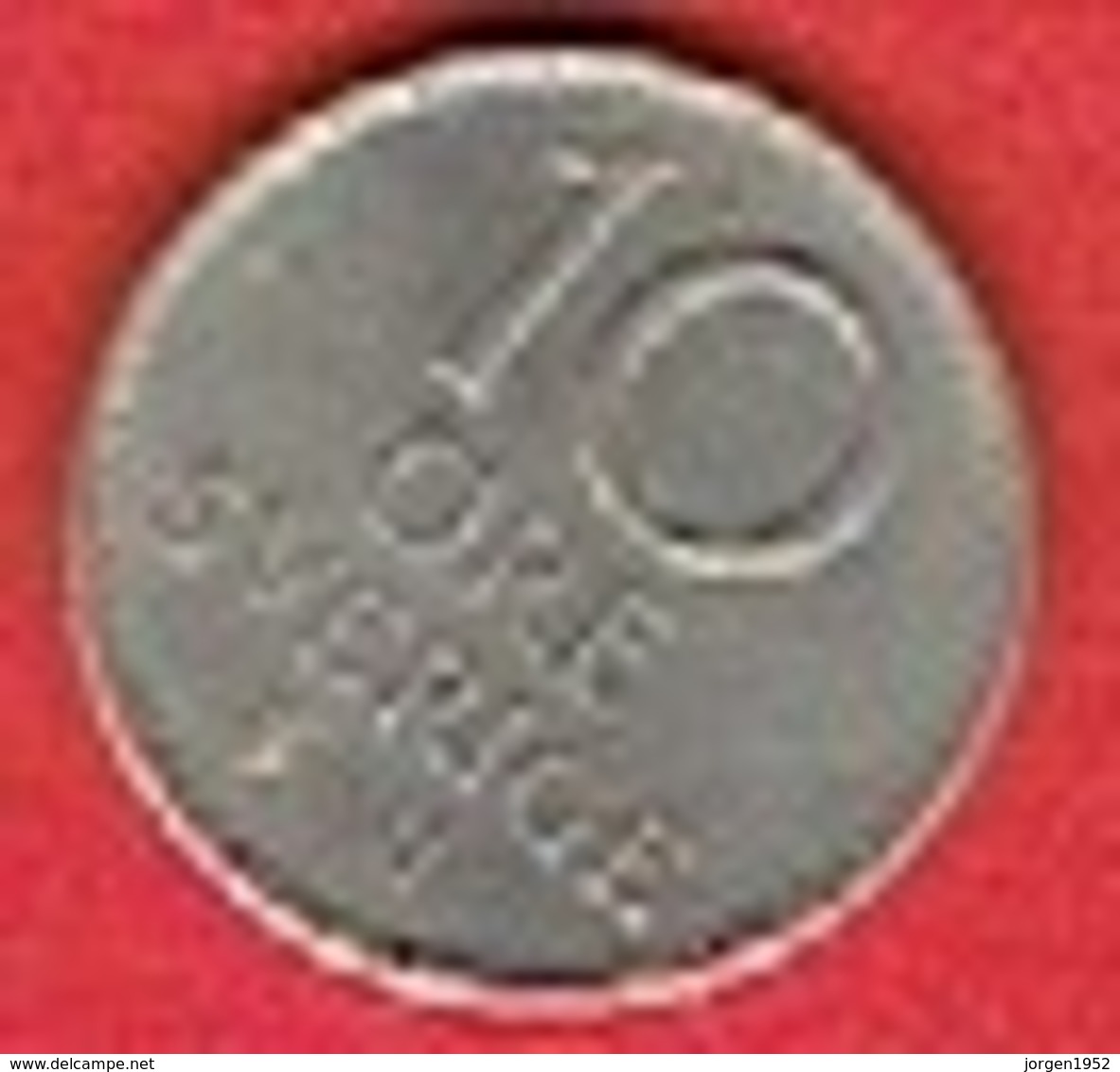 SWEDEN #  10 ØRE  FROM 1966 - Suède