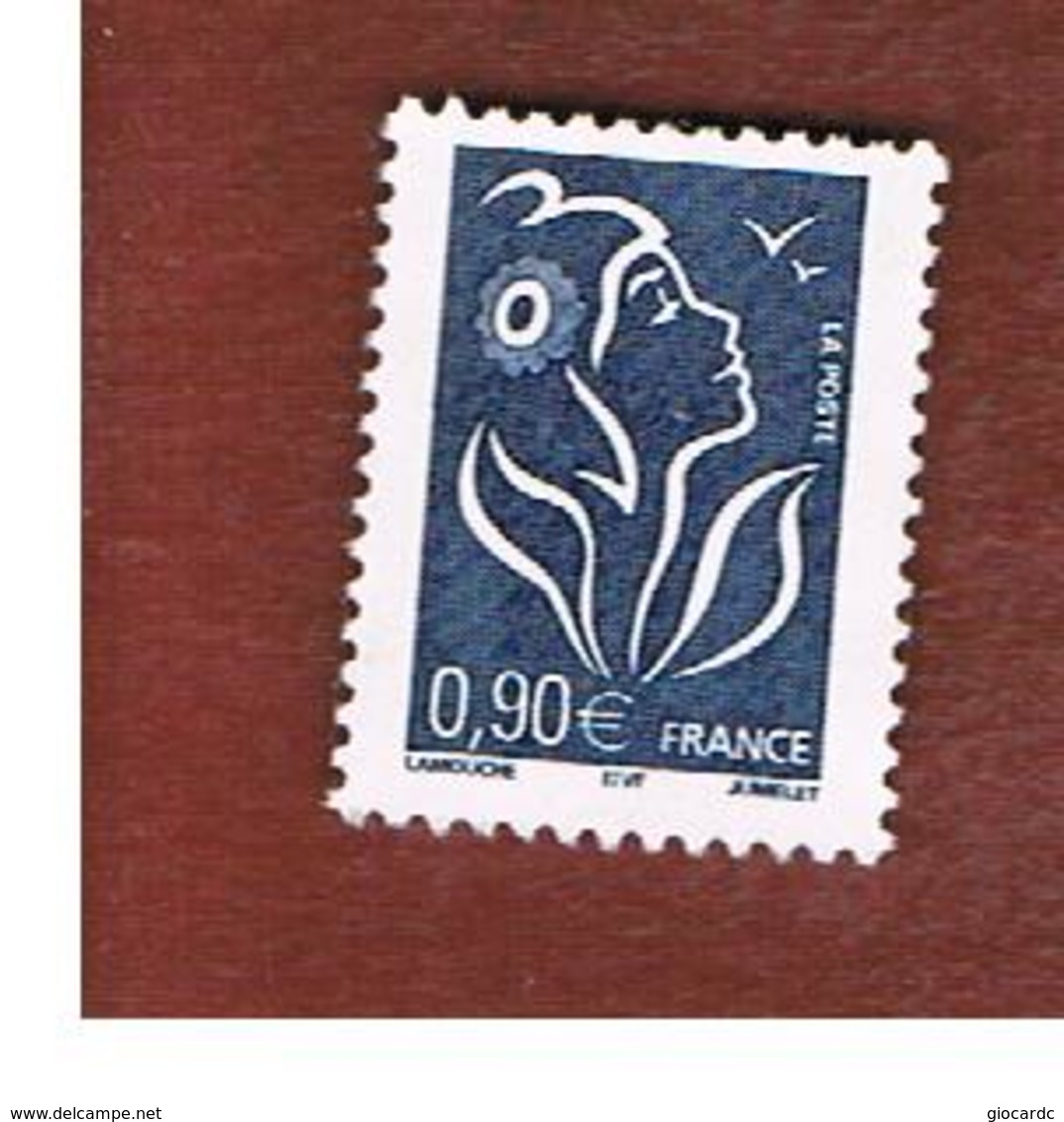 FRANCIA (FRANCE) -  YV 3738   -           2005 MARIANNE LA MOUCHE 0,90   - USED - Usati