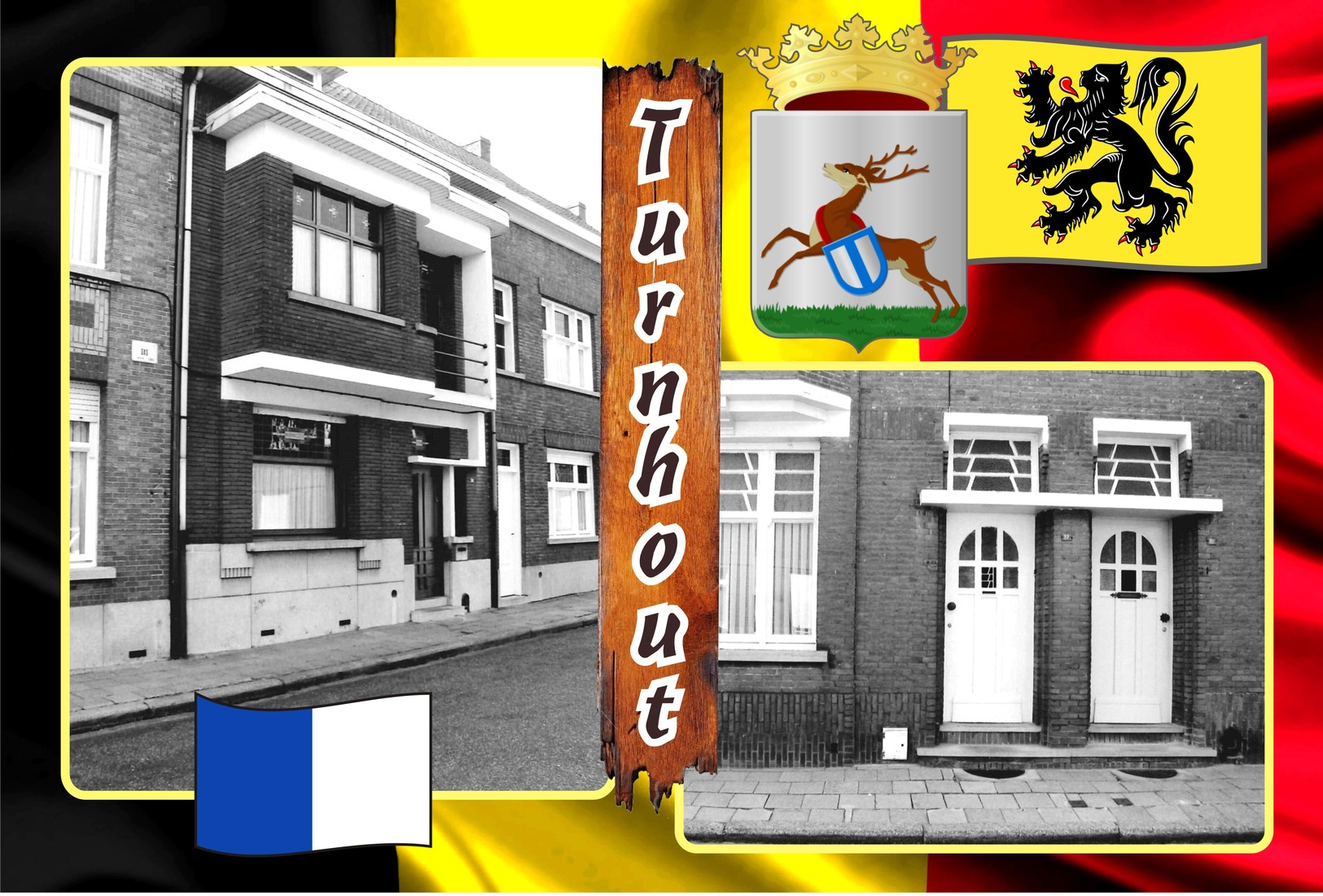 Postcards, REPRODUCTION, Municipalities of Belgium, Turnhout, duplex 92 to 139 - set of 48 pcs.