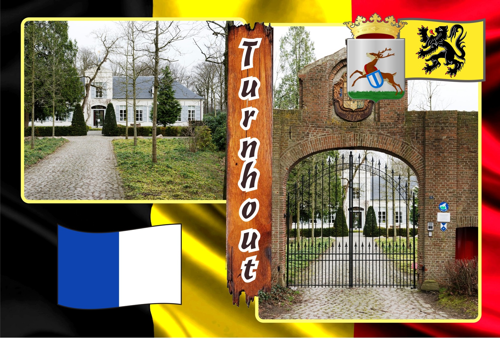 Postcards, REPRODUCTION, Municipalities of Belgium, Turnhout, duplex 92 to 139 - set of 48 pcs.