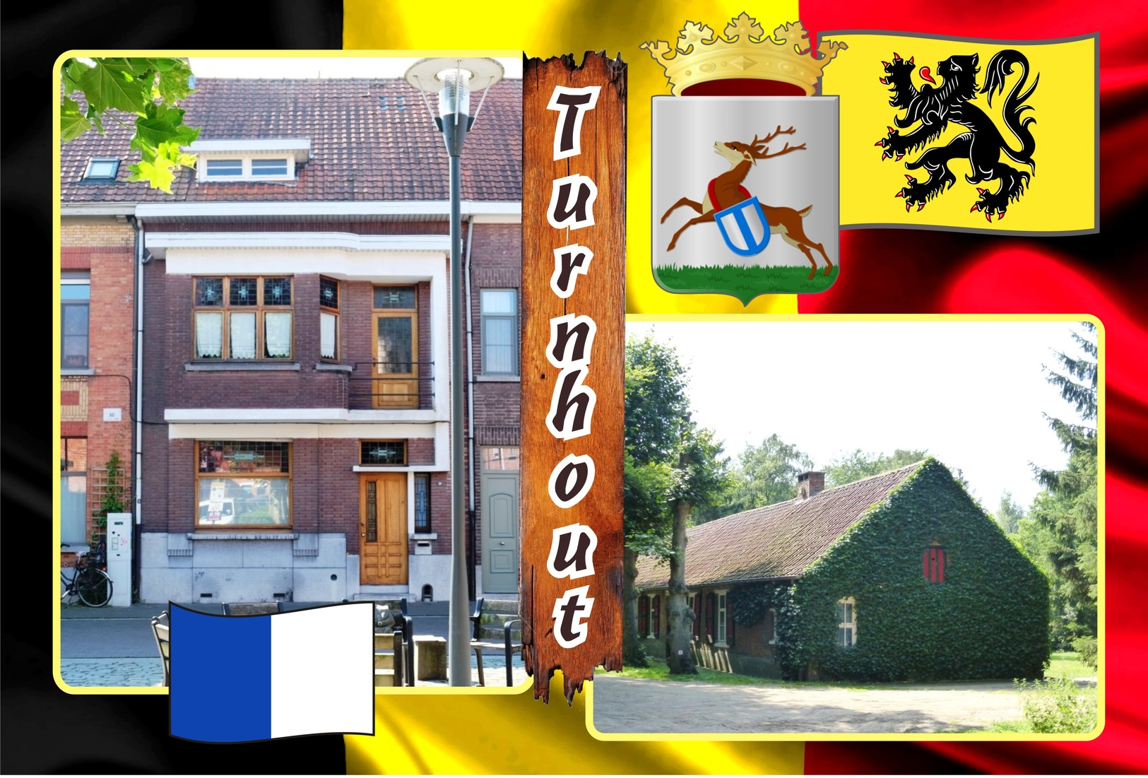 Postcards, REPRODUCTION, Municipalities of Belgium, Turnhout, duplex 92 to 139 - set of 48 pcs.