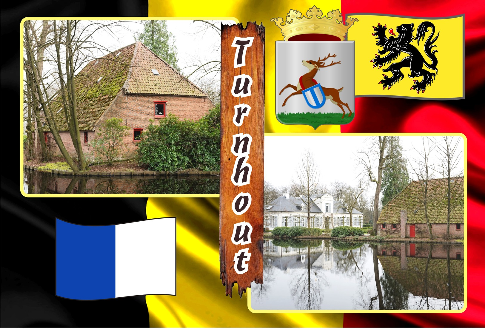 Postcards, REPRODUCTION, Municipalities of Belgium, Turnhout, duplex 92 to 139 - set of 48 pcs.