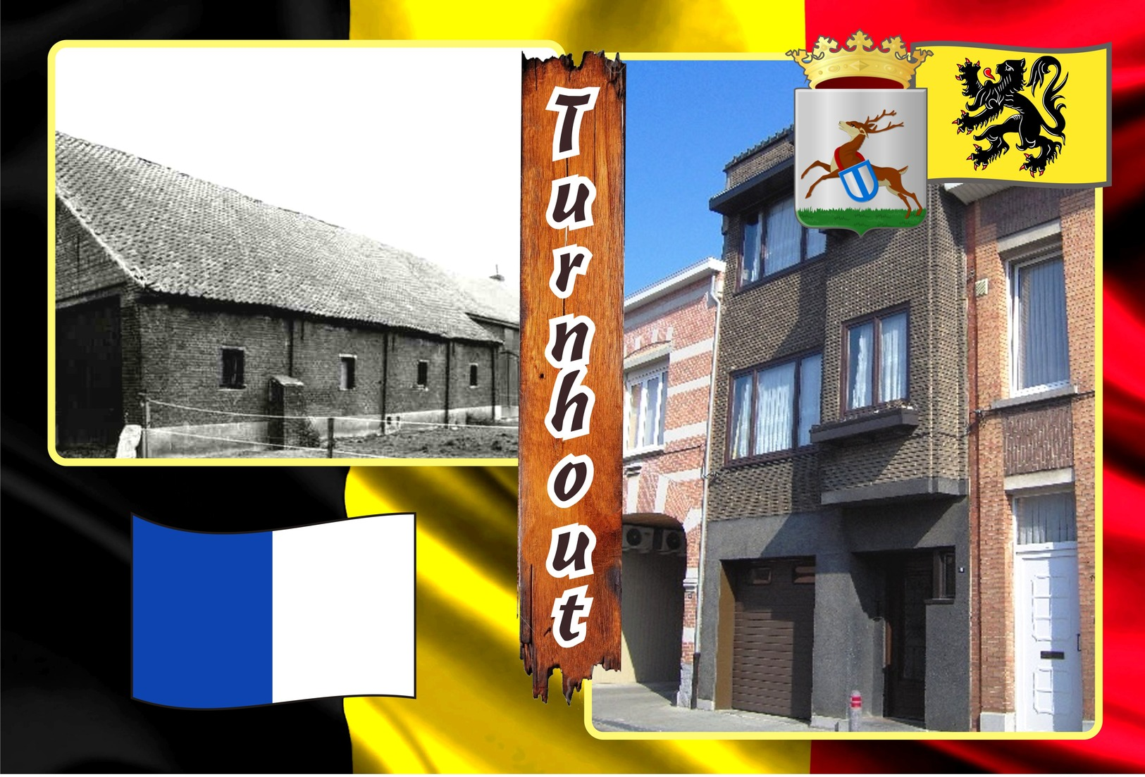 Postcards, REPRODUCTION, Municipalities of Belgium, Turnhout, duplex 92 to 139 - set of 48 pcs.