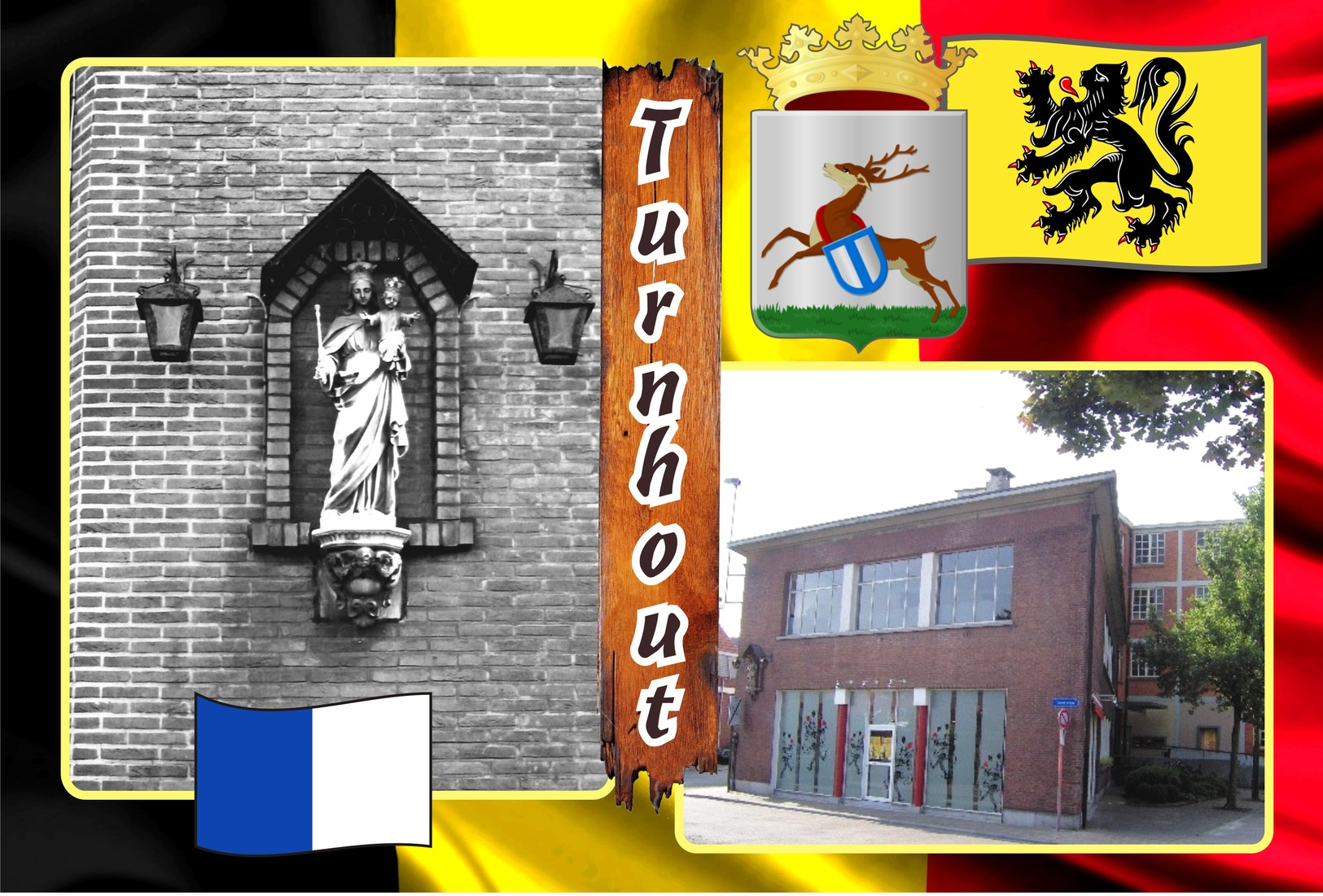 Postcards, REPRODUCTION, Municipalities of Belgium, Turnhout, duplex 92 to 139 - set of 48 pcs.