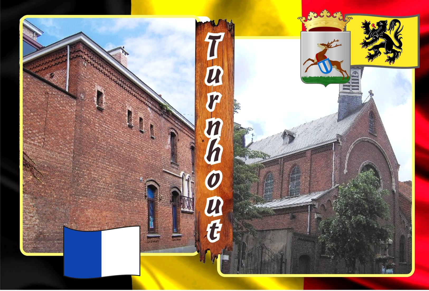 Postcards, REPRODUCTION, Municipalities of Belgium, Turnhout, duplex 92 to 139 - set of 48 pcs.