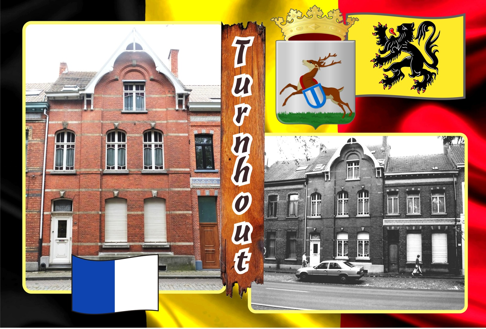 Postcards, REPRODUCTION, Municipalities of Belgium, Turnhout, duplex 92 to 139 - set of 48 pcs.