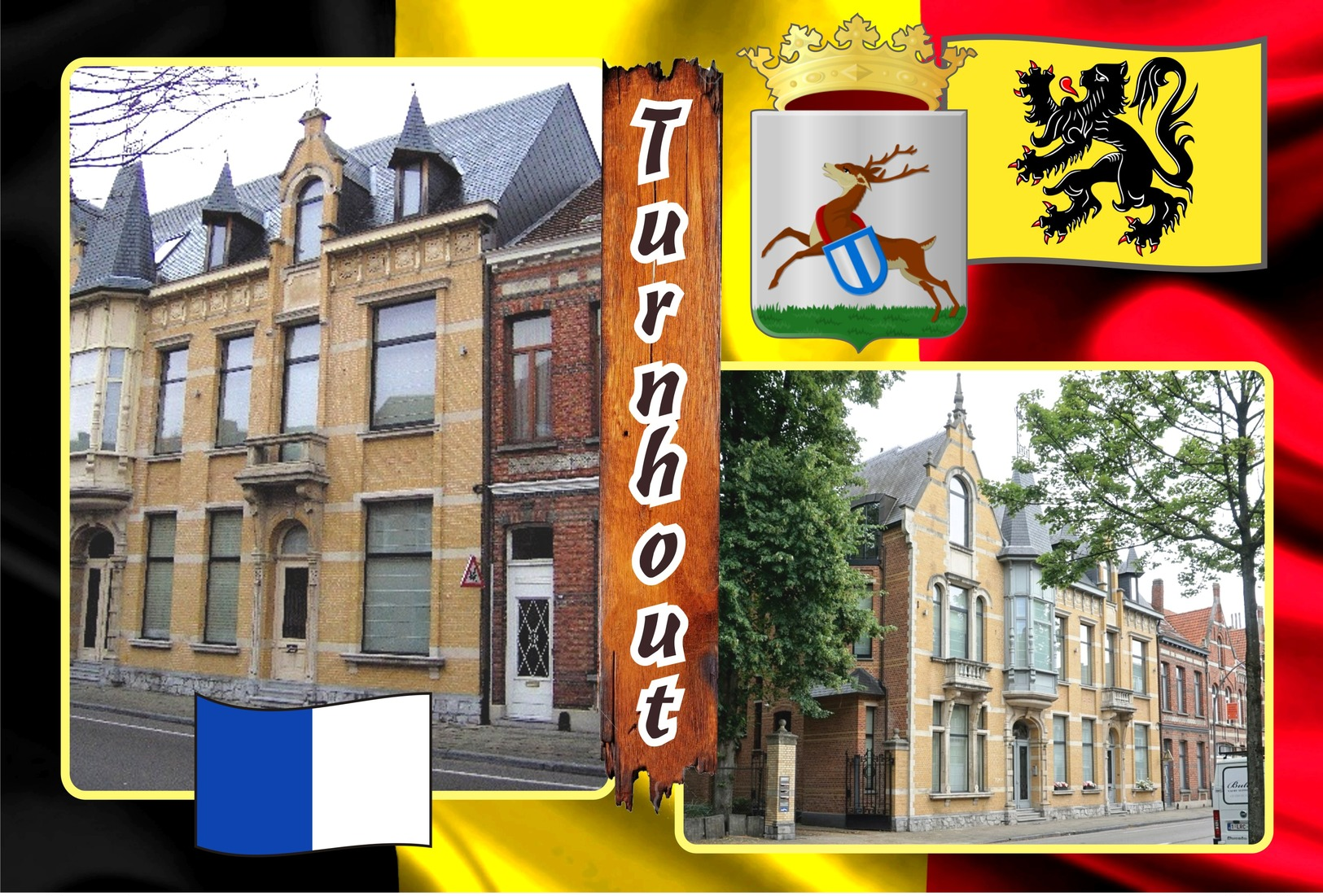 Postcards, REPRODUCTION, Municipalities of Belgium, Turnhout, duplex 92 to 139 - set of 48 pcs.