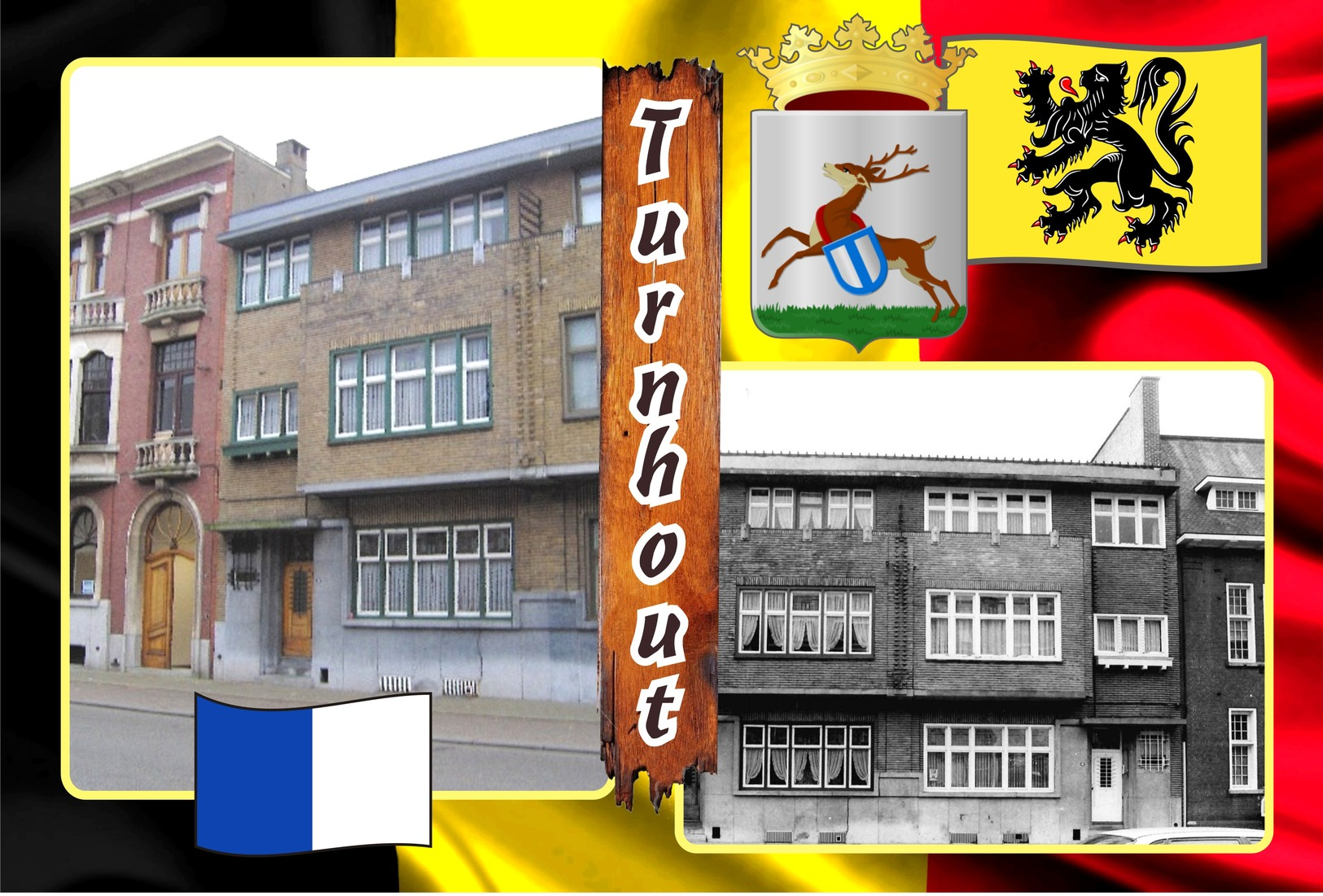 Postcards, REPRODUCTION, Municipalities of Belgium, Turnhout, duplex 92 to 139 - set of 48 pcs.