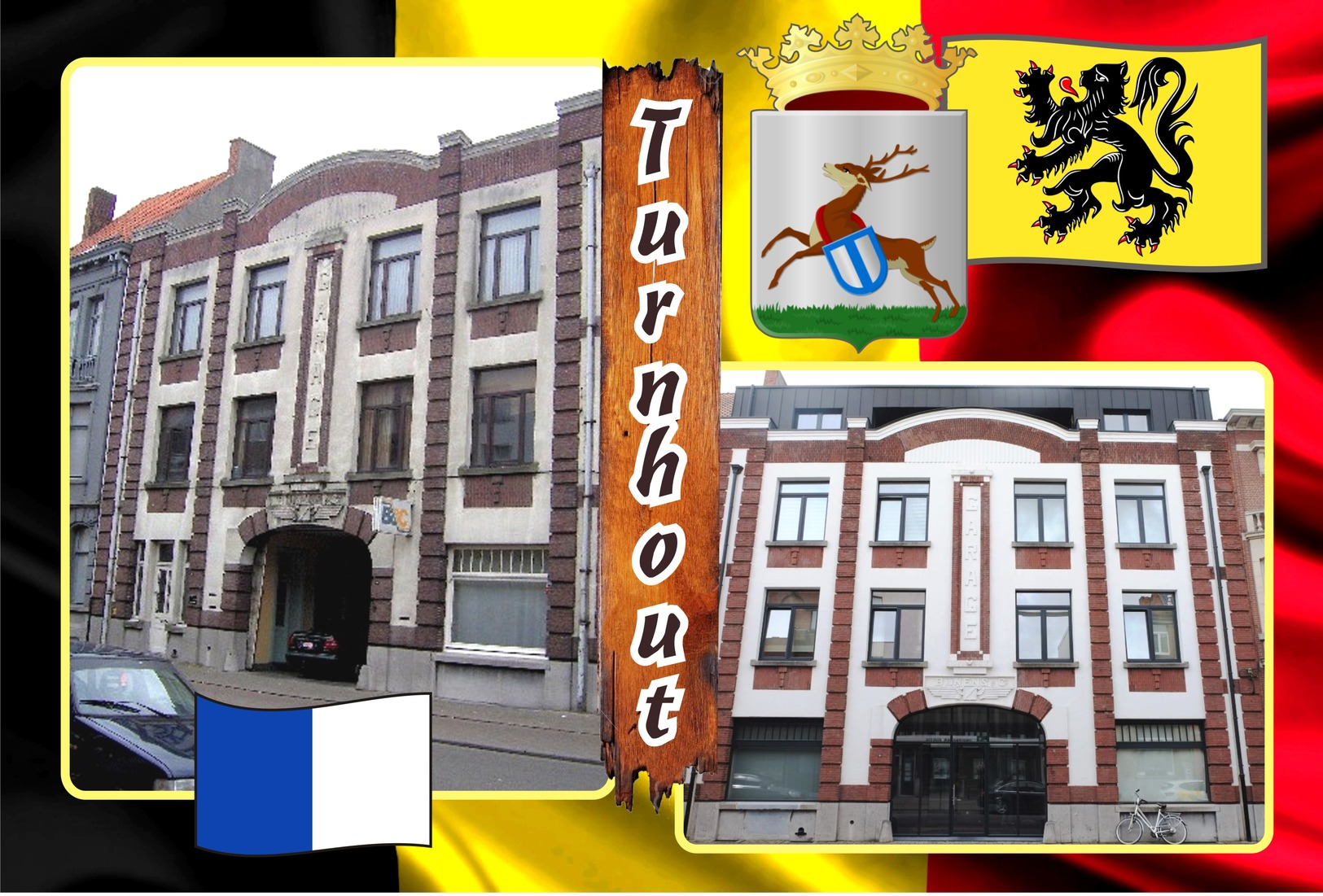 Postcards, REPRODUCTION, Municipalities of Belgium, Turnhout, duplex 92 to 139 - set of 48 pcs.