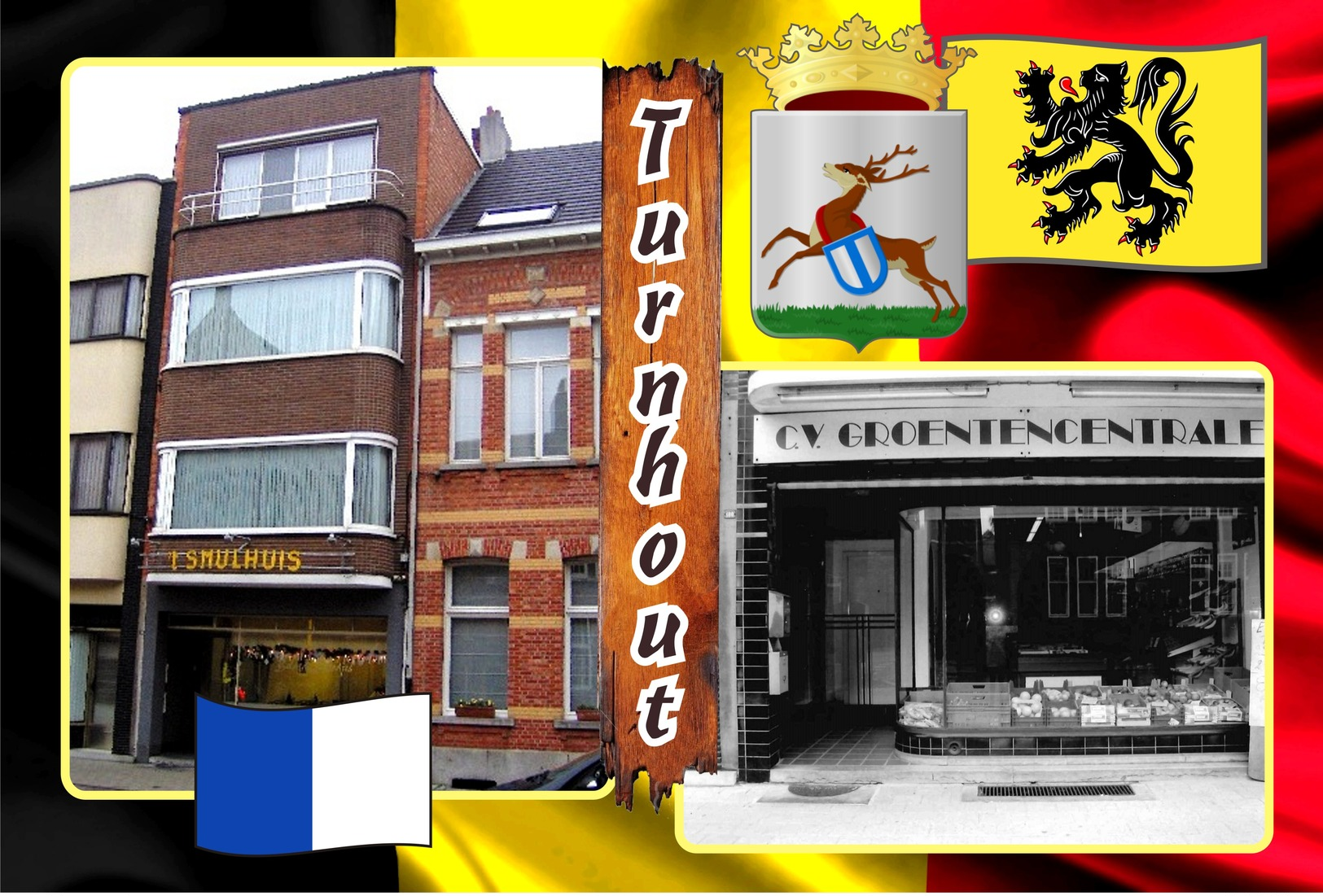 Postcards, REPRODUCTION, Municipalities of Belgium, Turnhout, duplex 92 to 139 - set of 48 pcs.